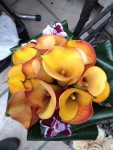 Orchideen lila Brautstrauß